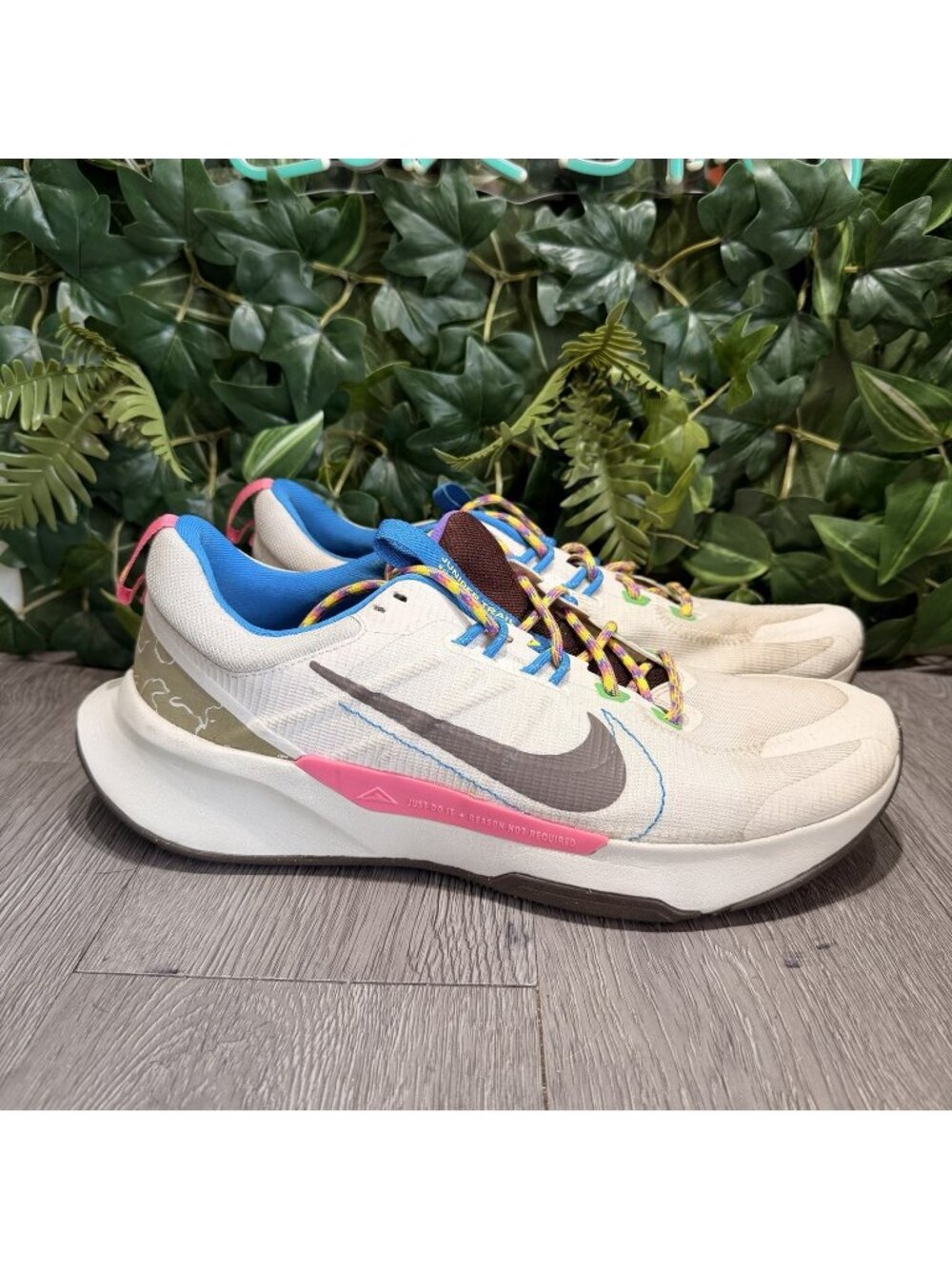 Nike Juniper Trail 2 Mens Trail Running Shoes White Multi FJ7069-120 Size 12.5
